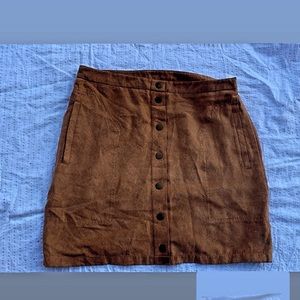 BROWN SKIRT